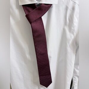 Calvin Klein NWT Deep Burgundy Tie
